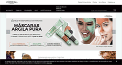 Desktop Screenshot of loreal-paris.com.br