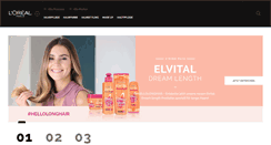 Desktop Screenshot of loreal-paris.de